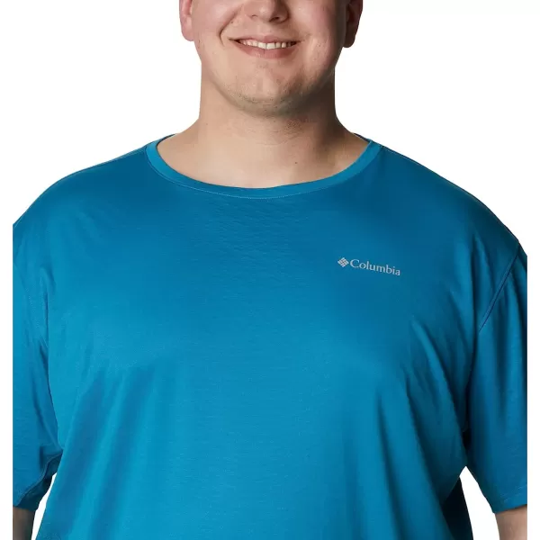 imageColumbia Mens M Zero Ice CirroCool Ss ShirtDeep MarineDeep Marine Heather
