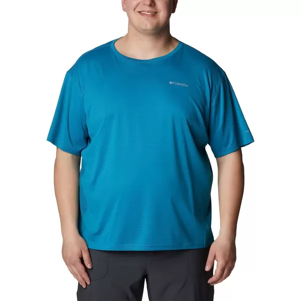 imageColumbia Mens M Zero Ice CirroCool Ss ShirtDeep MarineDeep Marine Heather