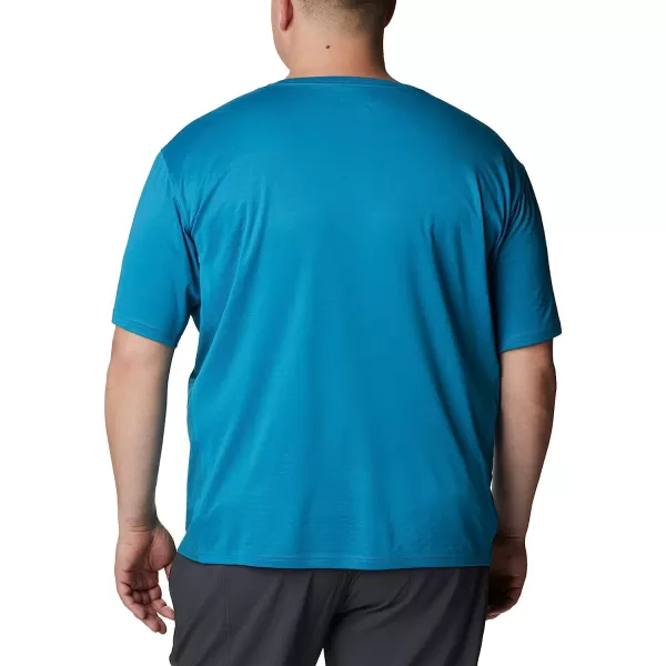 imageColumbia Mens M Zero Ice CirroCool Ss ShirtDeep MarineDeep Marine Heather