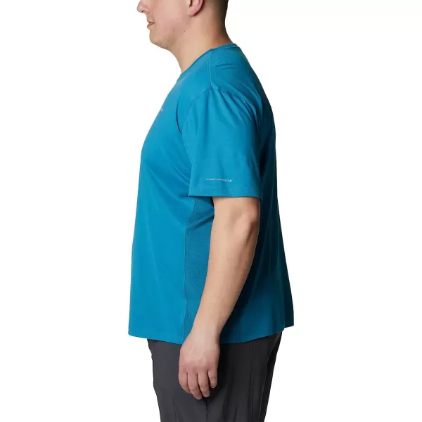 imageColumbia Mens M Zero Ice CirroCool Ss ShirtDeep MarineDeep Marine Heather