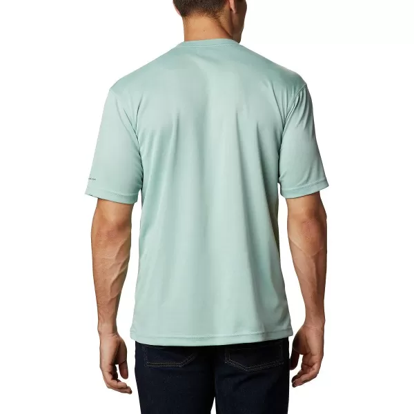 imageColumbia Mens Meeker Peak Short Sleeve CrewAqua Tone