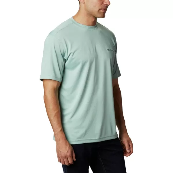 imageColumbia Mens Meeker Peak Short Sleeve CrewAqua Tone