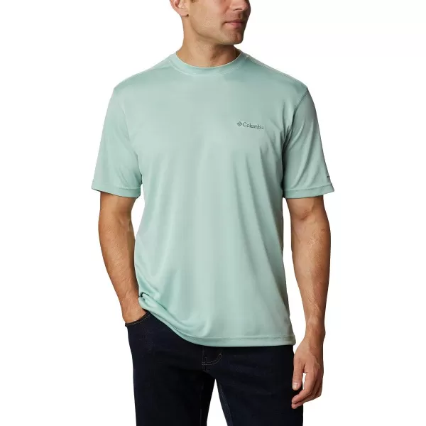 imageColumbia Mens Meeker Peak Short Sleeve CrewAqua Tone