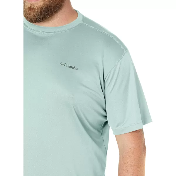imageColumbia Mens Meeker Peak Short Sleeve CrewAqua Tone