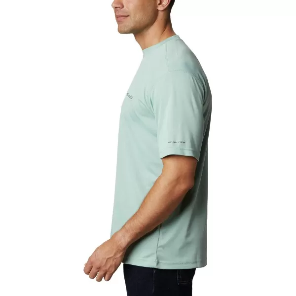 imageColumbia Mens Meeker Peak Short Sleeve CrewAqua Tone