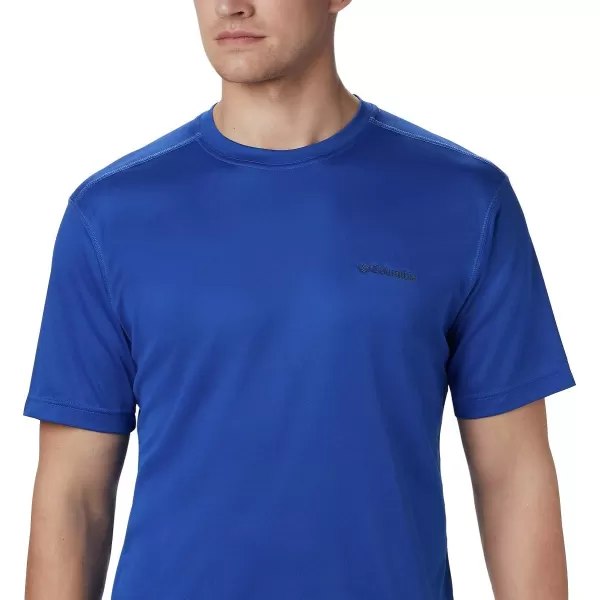 imageColumbia Mens Meeker Peak Short Sleeve CrewAzul