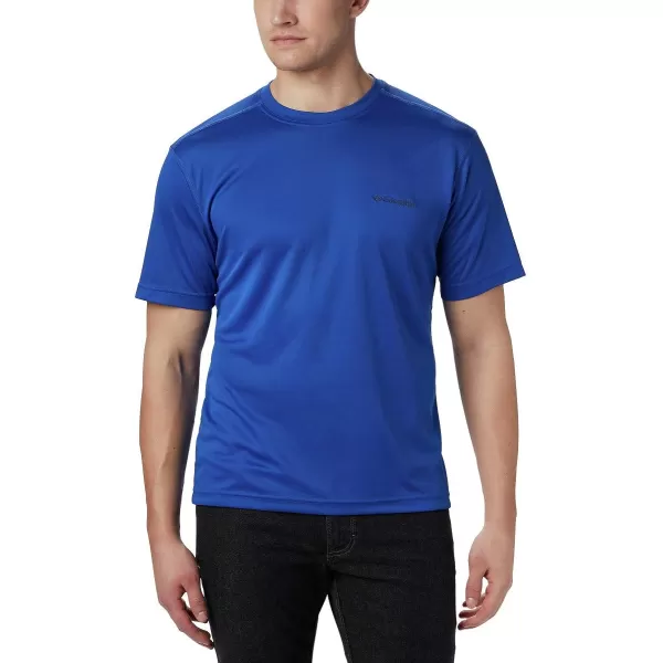 imageColumbia Mens Meeker Peak Short Sleeve CrewAzul