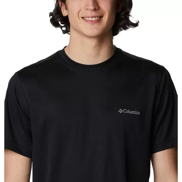 imageColumbia Mens Meeker Peak Short Sleeve CrewBlack