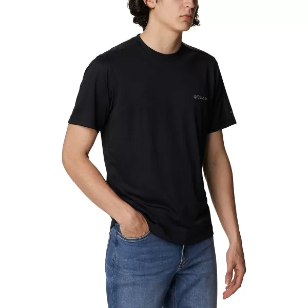 imageColumbia Mens Meeker Peak Short Sleeve CrewBlack