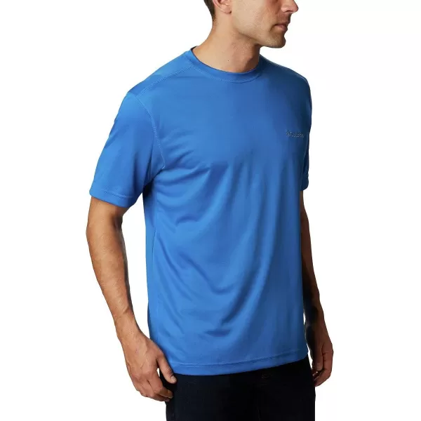 imageColumbia Mens Meeker Peak Short Sleeve CrewBright Indigo