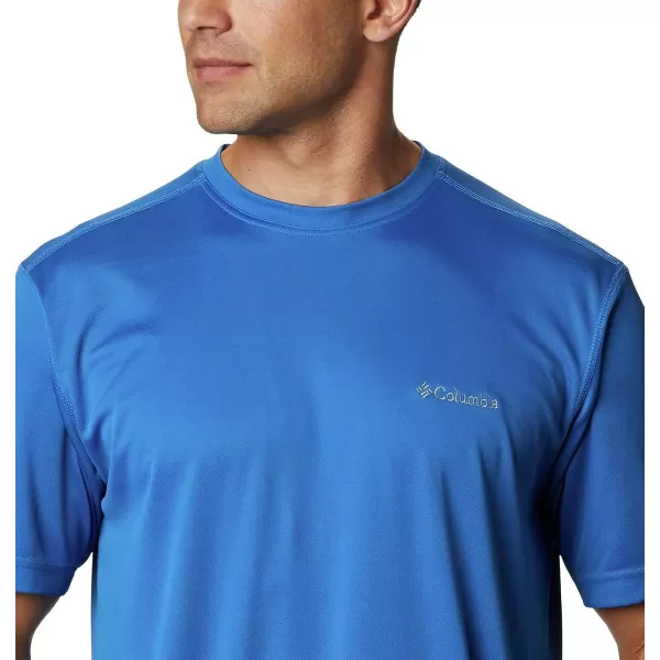 imageColumbia Mens Meeker Peak Short Sleeve CrewBright Indigo