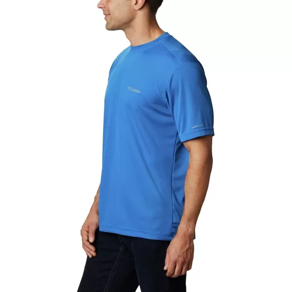 imageColumbia Mens Meeker Peak Short Sleeve CrewBright Indigo