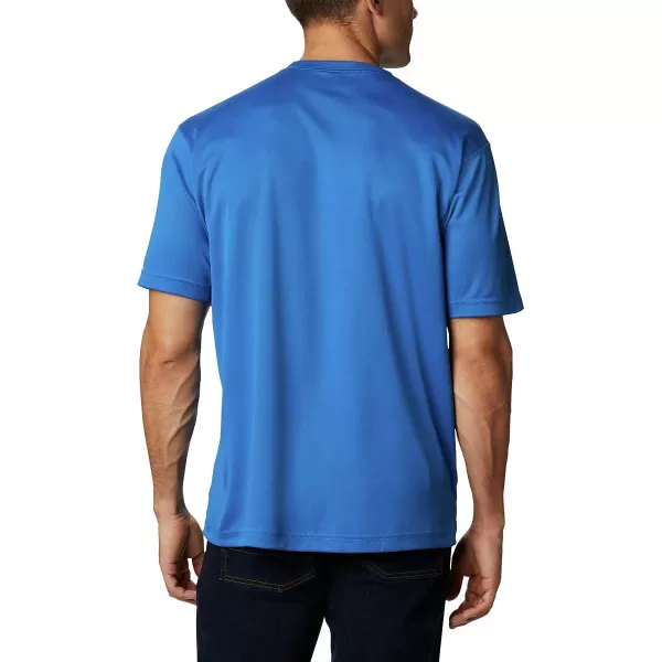 imageColumbia Mens Meeker Peak Short Sleeve CrewBright Indigo