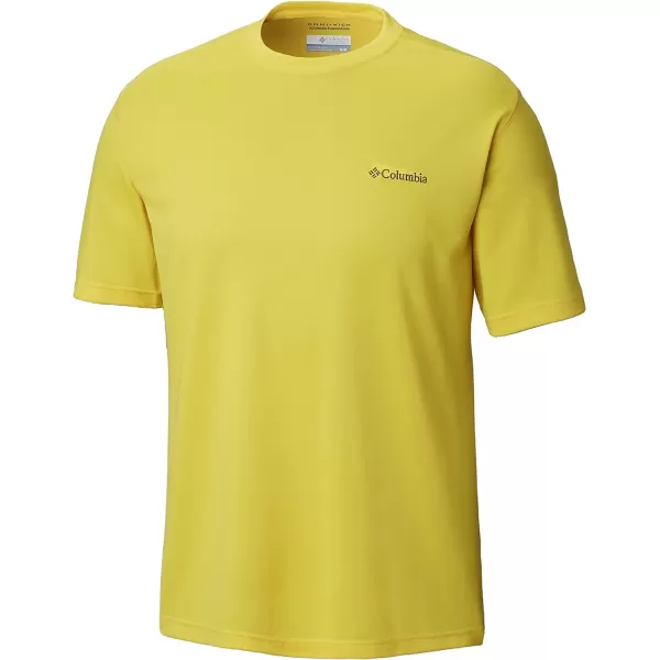 imageColumbia Mens Meeker Peak Short Sleeve CrewMustard