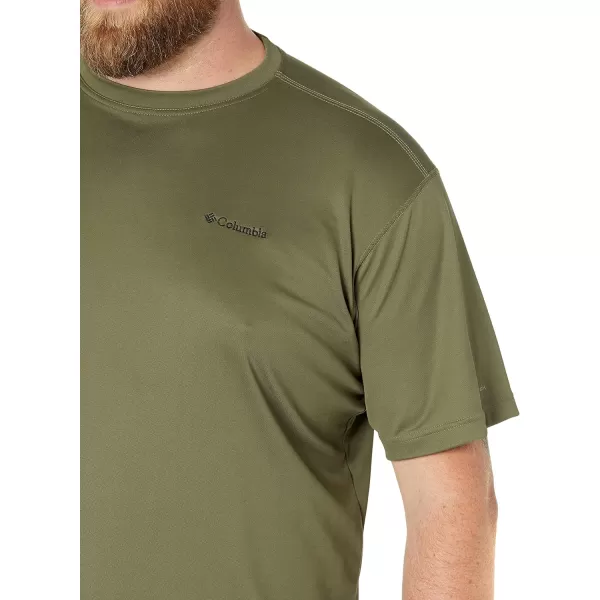 imageColumbia Mens Meeker Peak Short Sleeve CrewStone Green