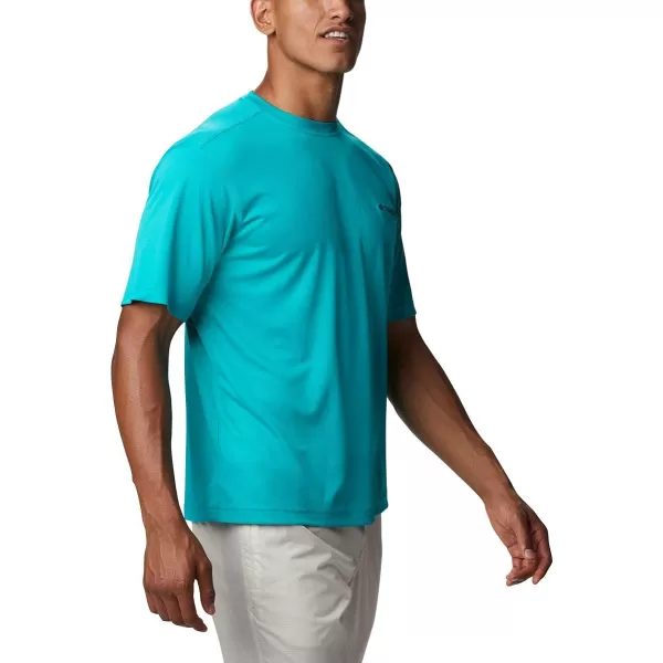 imageColumbia Mens Meeker Peak Short Sleeve CrewTropic Water