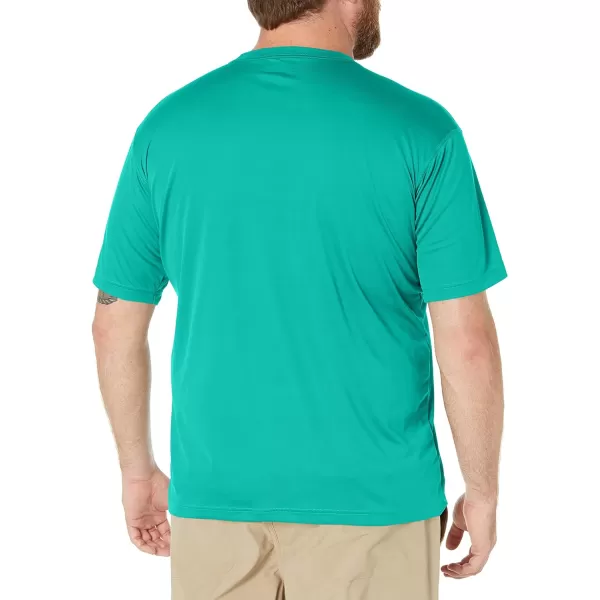 imageColumbia Mens Meeker Peak Short Sleeve CrewTropic Water