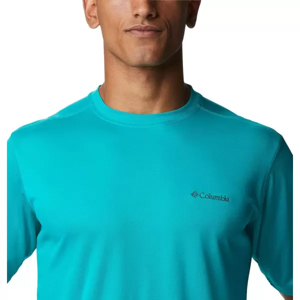 imageColumbia Mens Meeker Peak Short Sleeve CrewTropic Water