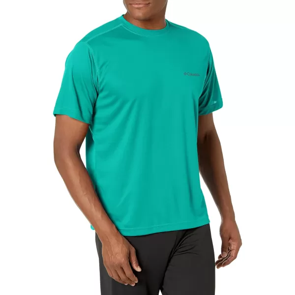 imageColumbia Mens Meeker Peak Short Sleeve CrewTropic Water