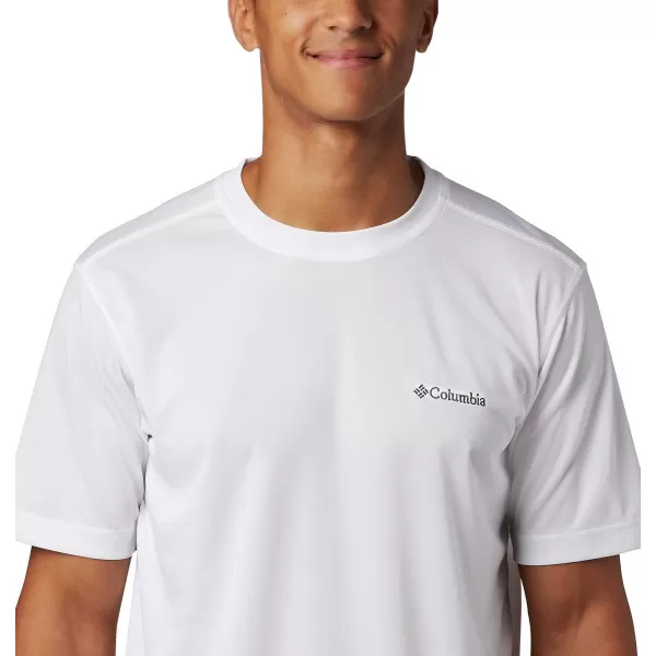 imageColumbia Mens Meeker Peak Short Sleeve CrewWhite
