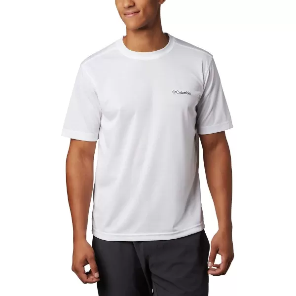 imageColumbia Mens Meeker Peak Short Sleeve CrewWhite