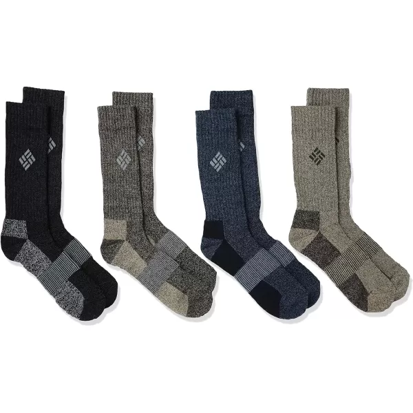 imageColumbia Mens Midcalf Moisture Control Ribbed CrewStandard BlackBrownKhaki