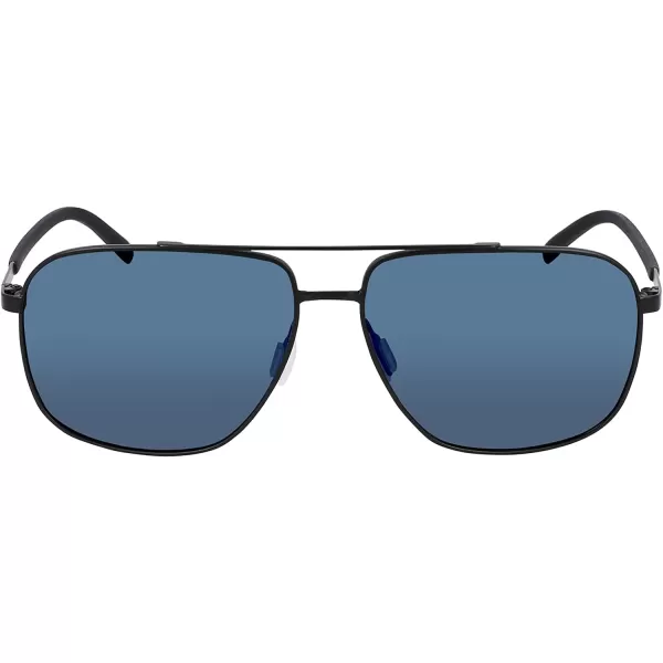 imageColumbia Mens Mist Trail Pilot SunglassesMatte BlackBlue Mirror Lens