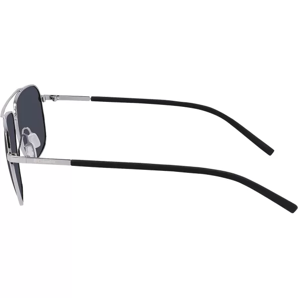 imageColumbia Mens Mist Trail Pilot SunglassesShiny GunmetalSilver Mirror Lens