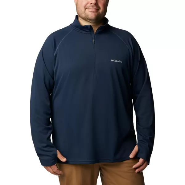 imageColumbia Mens Narrows Pointe Half ZipCollegiate NavyDark Mountain