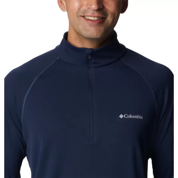 imageColumbia Mens Narrows Pointe Half ZipCollegiate NavyDark Mountain