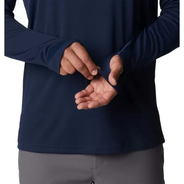 imageColumbia Mens Narrows Pointe Half ZipCollegiate NavyDark Mountain