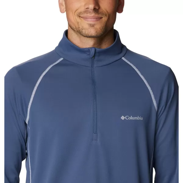 imageColumbia Mens Narrows Pointe Half ZipDark MountainWhite