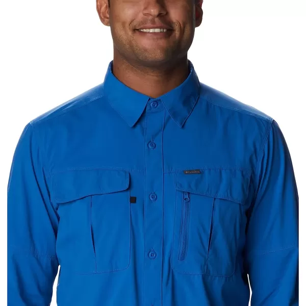 imageColumbia Mens Newton Ridge Ii Long SleeveBright Indigo