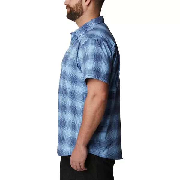 imageColumbia Mens Newton Ridge Plaid Short SleeveJet Stream Soft Ombre