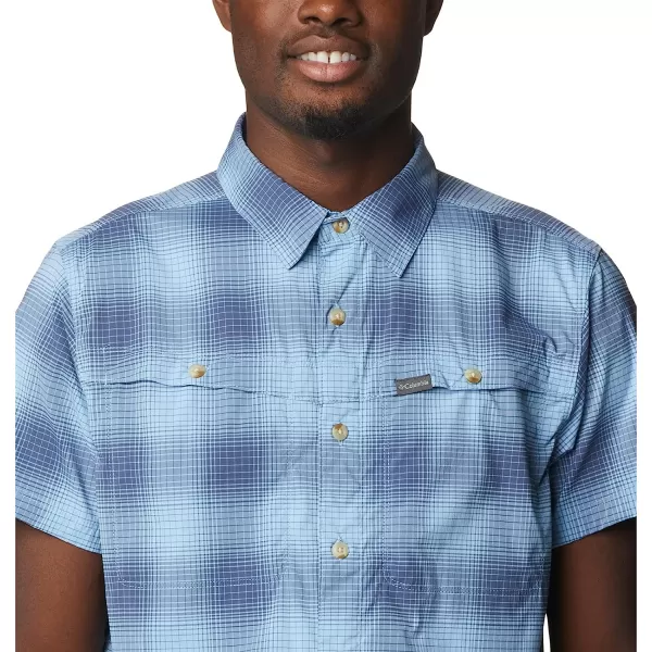 imageColumbia Mens Newton Ridge Plaid Short SleeveJet Stream Soft Ombre