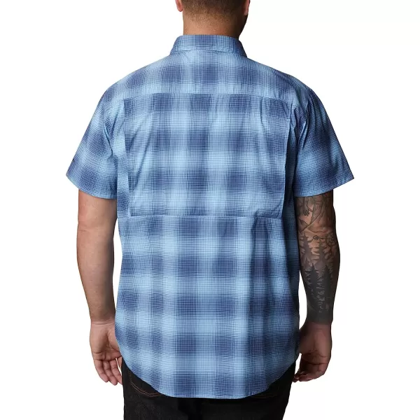 imageColumbia Mens Newton Ridge Plaid Short SleeveJet Stream Soft Ombre