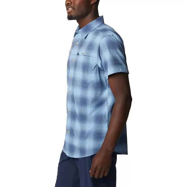 imageColumbia Mens Newton Ridge Plaid Short SleeveJet Stream Soft Ombre
