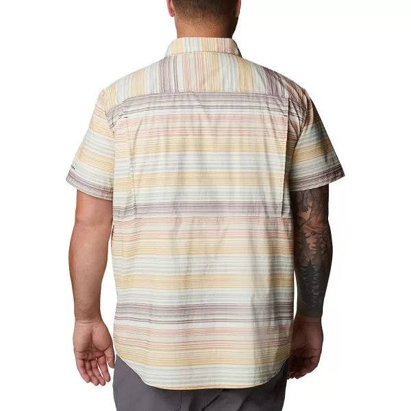 imageColumbia Mens Newton Ridge Plaid Short SleeveLight Raisin Striped Sunset