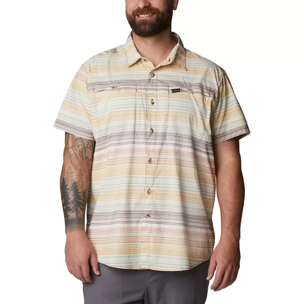 imageColumbia Mens Newton Ridge Plaid Short SleeveLight Raisin Striped Sunset