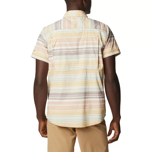 imageColumbia Mens Newton Ridge Plaid Short SleeveLight Raisin Striped Sunset