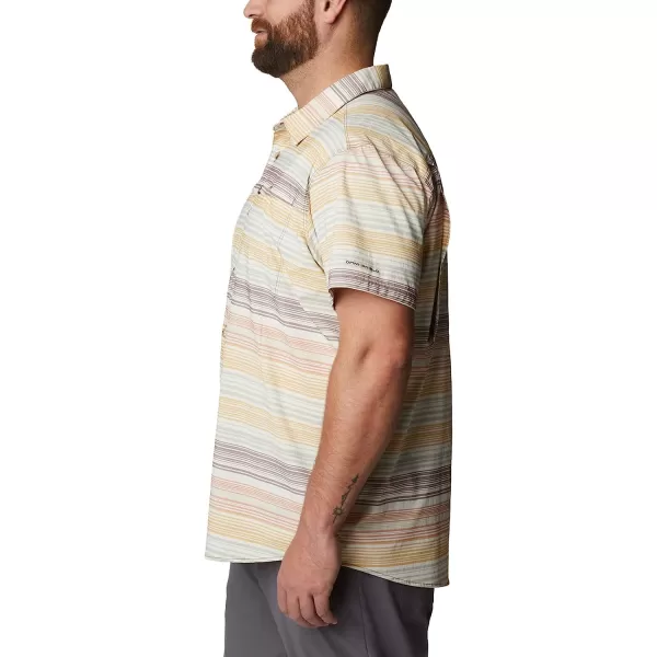 imageColumbia Mens Newton Ridge Plaid Short SleeveLight Raisin Striped Sunset