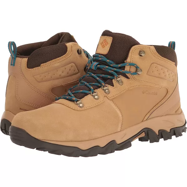 imageColumbia Mens Newton Ridge Plus Ii Suede Waterproof Hiking BootCurry Aegean Blue