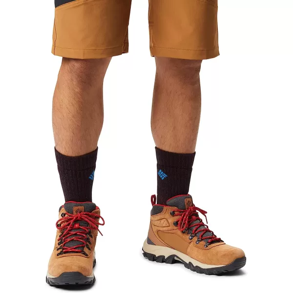 imageColumbia Mens Newton Ridge Plus Ii Suede Waterproof Hiking BootElk Mountain Red