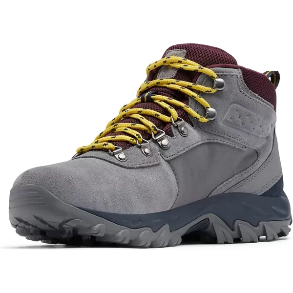 imageColumbia Mens Newton Ridge Plus Ii Suede Waterproof Hiking BootTi Grey Steel Epic Plum
