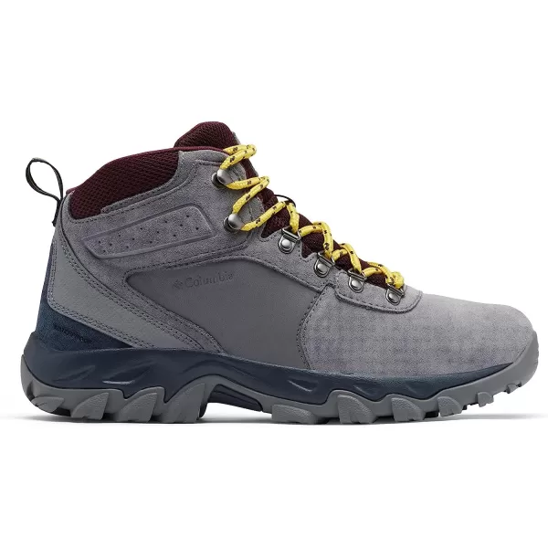 imageColumbia Mens Newton Ridge Plus Ii Suede Waterproof Hiking BootTi Grey Steel Epic Plum
