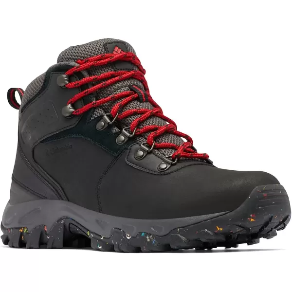 imageColumbia Mens Newton Ridge Plus Ii Waterproof Hiking ShoeBlack Mountain Red