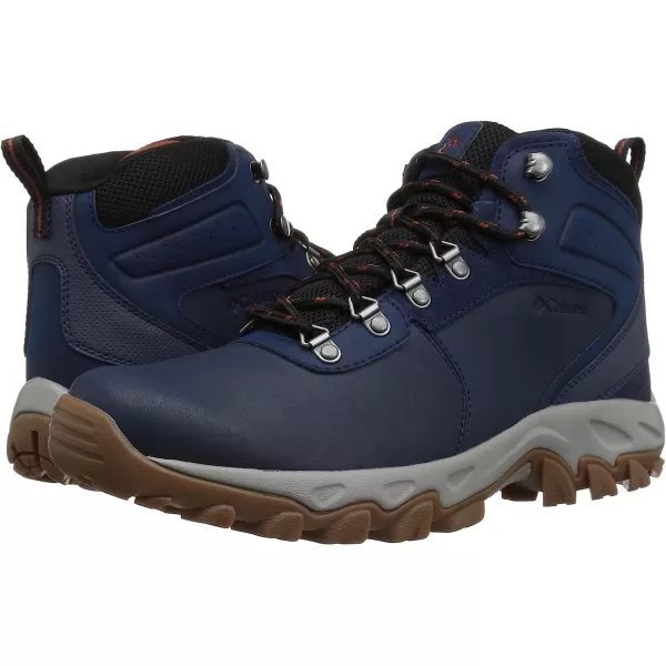 imageColumbia Mens Newton Ridge Plus Ii Waterproof Hiking ShoeCollegiate Navy Rusty