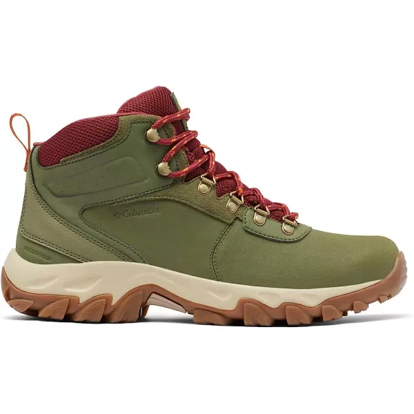 imageColumbia Mens Newton Ridge Plus Ii Waterproof Hiking ShoeHiker Green Marsala Red