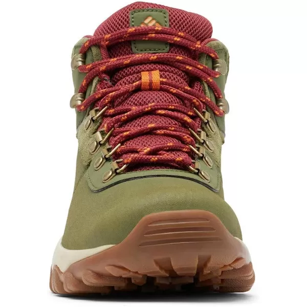 imageColumbia Mens Newton Ridge Plus Ii Waterproof Hiking ShoeHiker Green Marsala Red