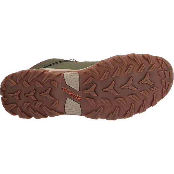 imageColumbia Mens Newton Ridge Plus Ii Waterproof Hiking ShoeHiker Green Marsala Red